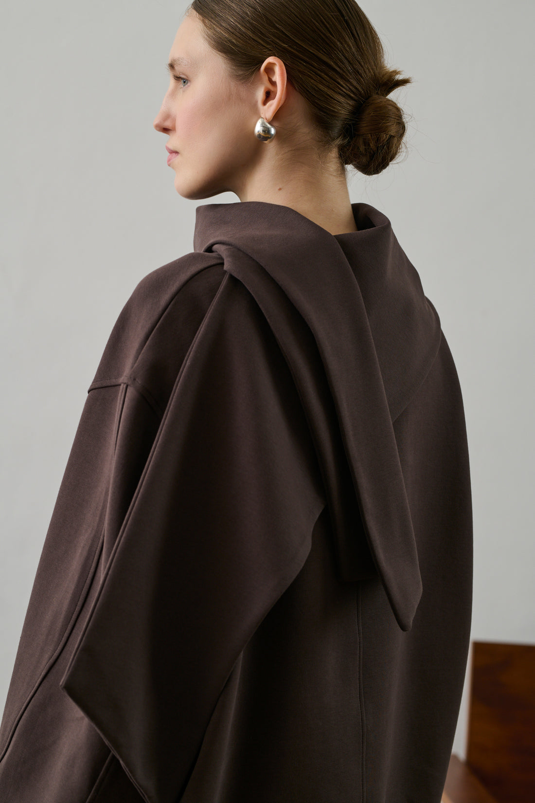 Sweatshirt Freja - Marron/Prune - Coton - Femme