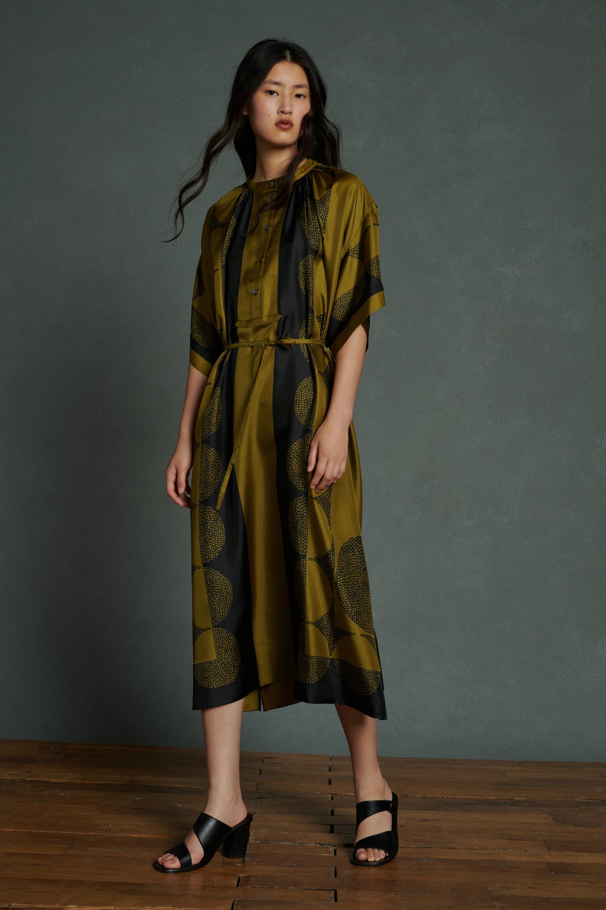 Sandales Astree - Noir - Cuir - Femme vue 3