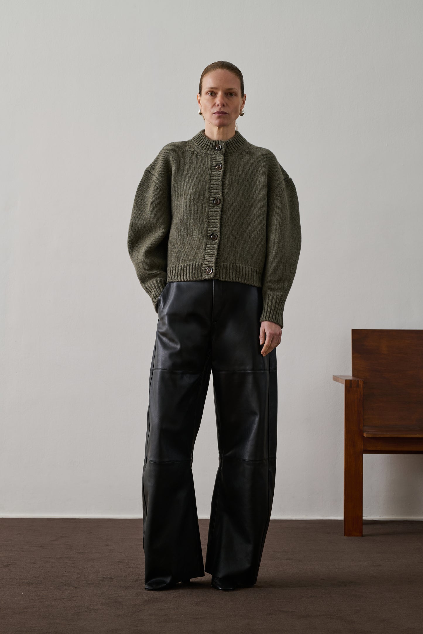 Cardigan Leonard - Gris Chiné - Laine - Femme