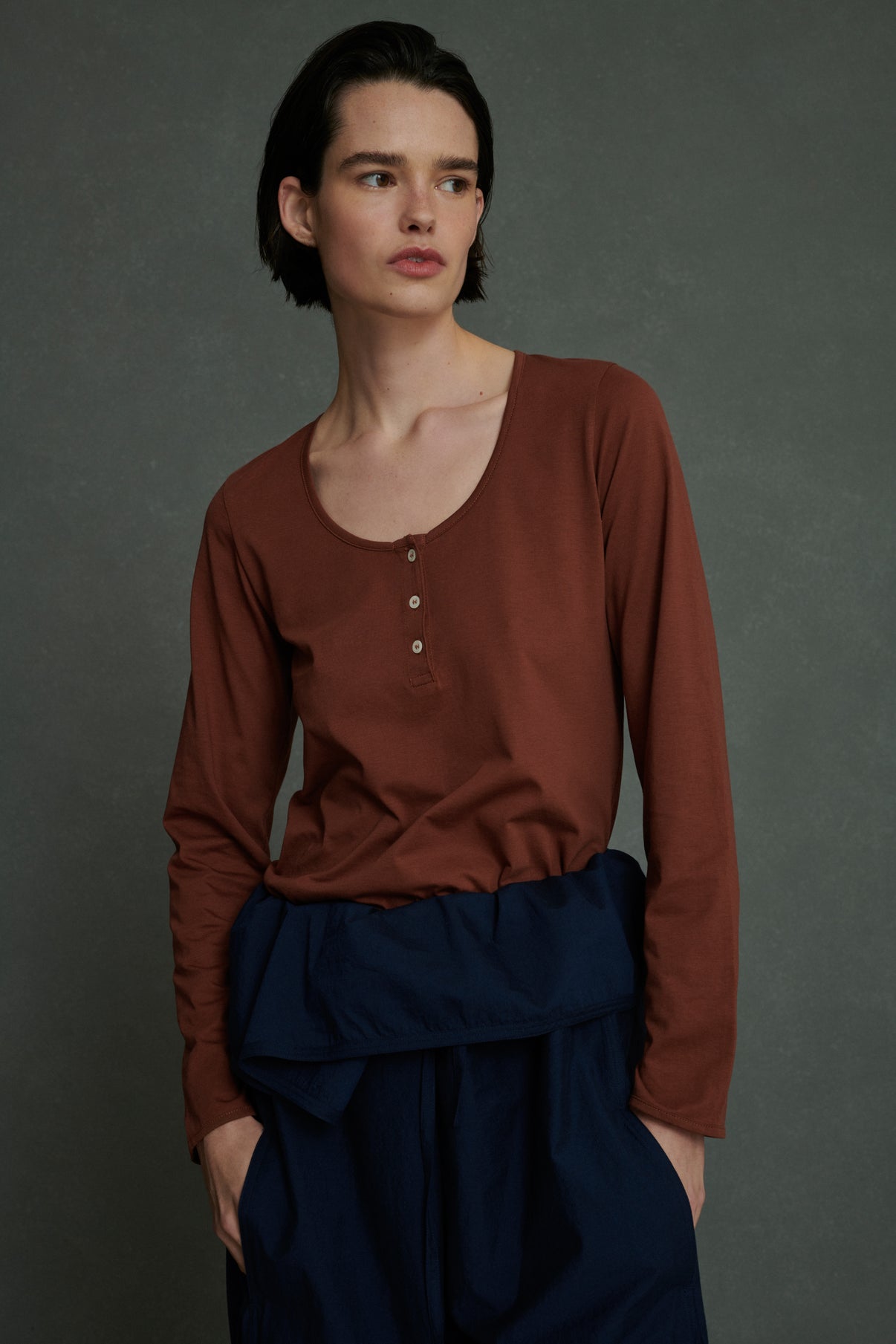 Tee-Shirt Aurelia - Terracotta - Coton - Femme vue 2