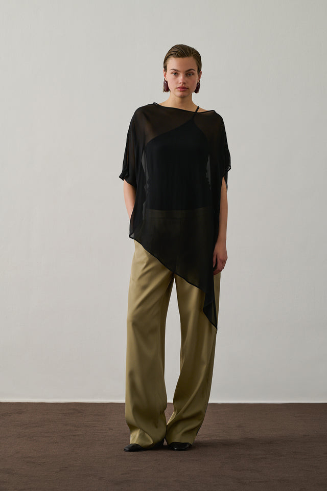 Blouse Françoise - Noir - Viscose - Femme