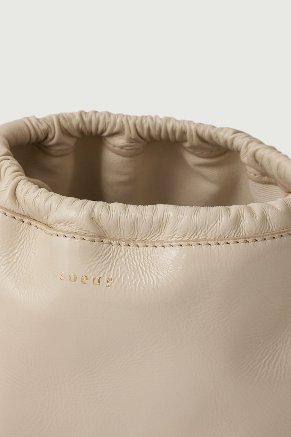 Sac Suzette - Ivoire - Cuir - Femme vue 6