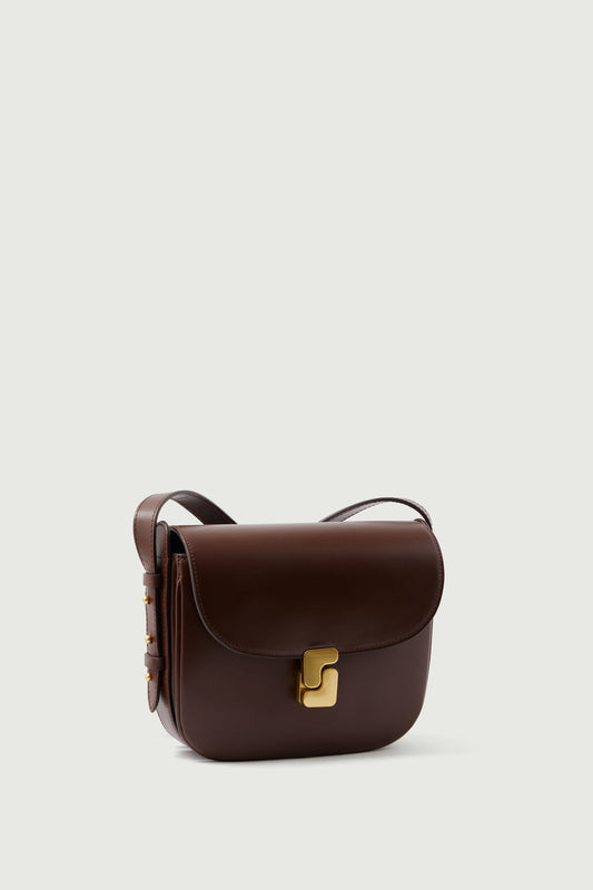 Sac Bellissima Mini - Moka - Cuir - Femme